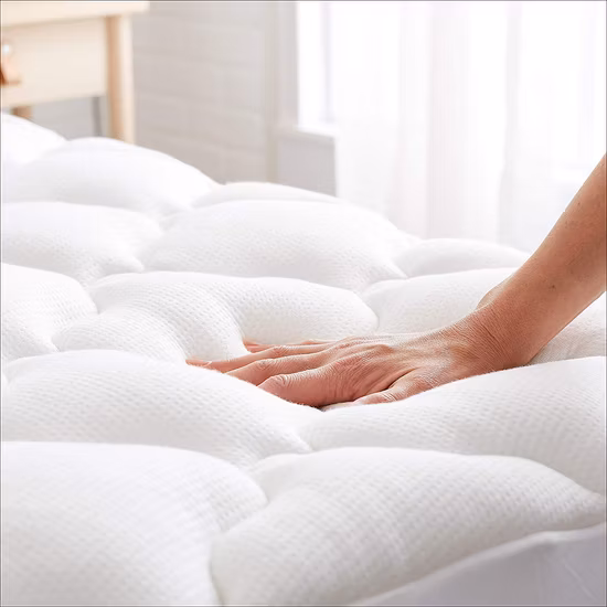 Surmatelas ajusté en bambou doux et moelleux