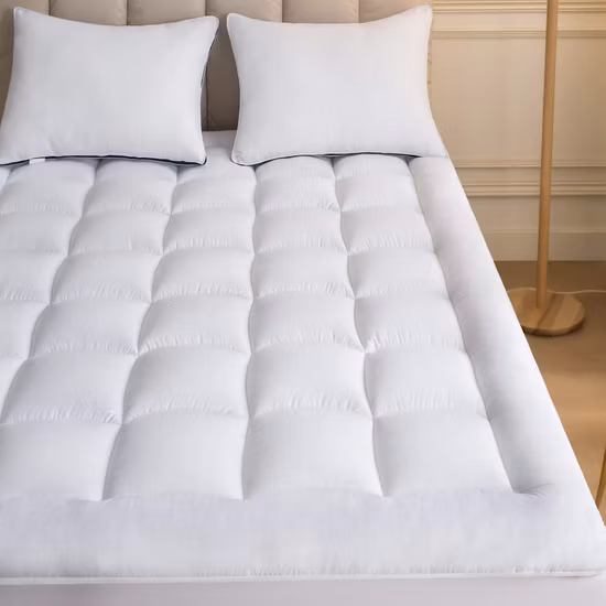 Housse de matelas en coton d'hôtel Queen Size 300tc Bed Mattress Topper