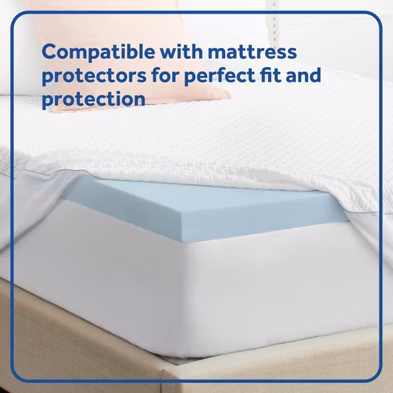 Surmatelas en mousse à mémoire de forme d'hôtel d'école à la maison super populaire roulé